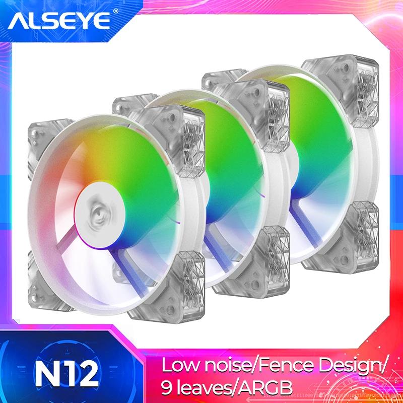 ALSEYE N12 ŰƮ  ARGB 120mm LED ǻ ̽ ð  2510-3pin & Molex 4pin Ŀ